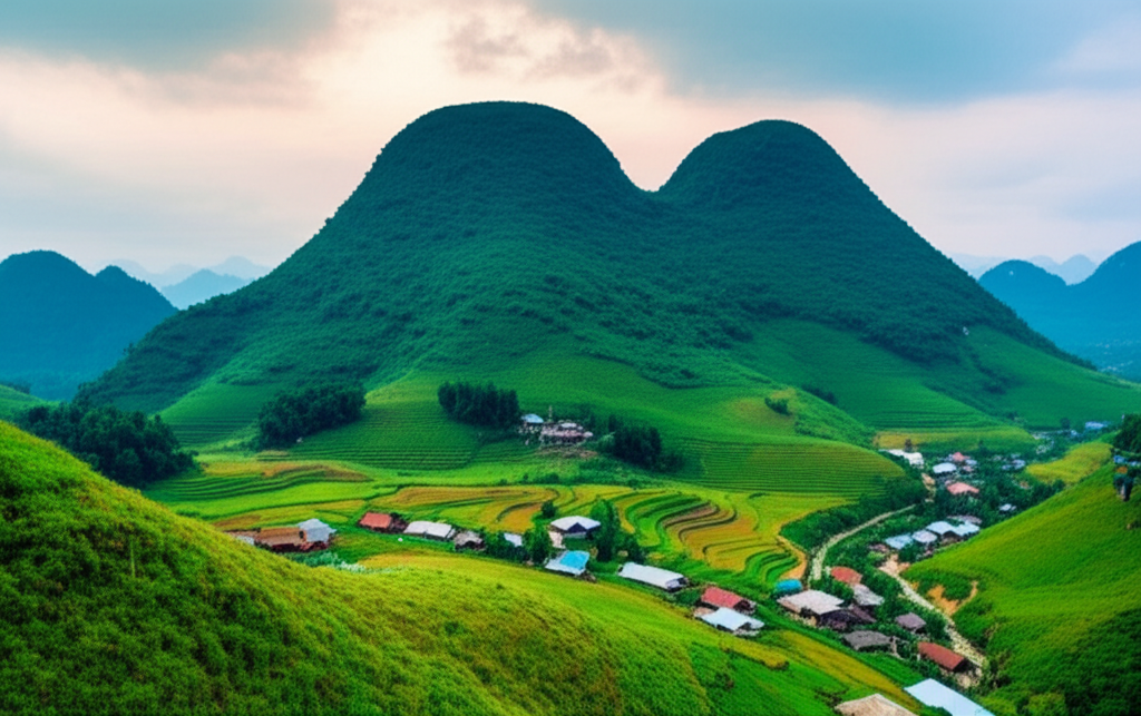 Núi đôi Quản Bạ